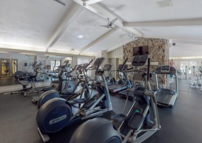 Interior Of Community Fitness Center