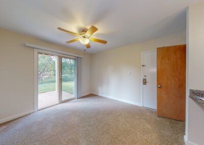 Brightly Lit Residential Living Room