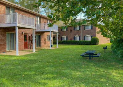 Exterior Of Residential Apartment Complex