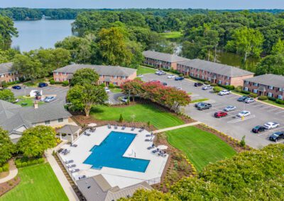 Aerial Image Depicts The Waterford Apartments